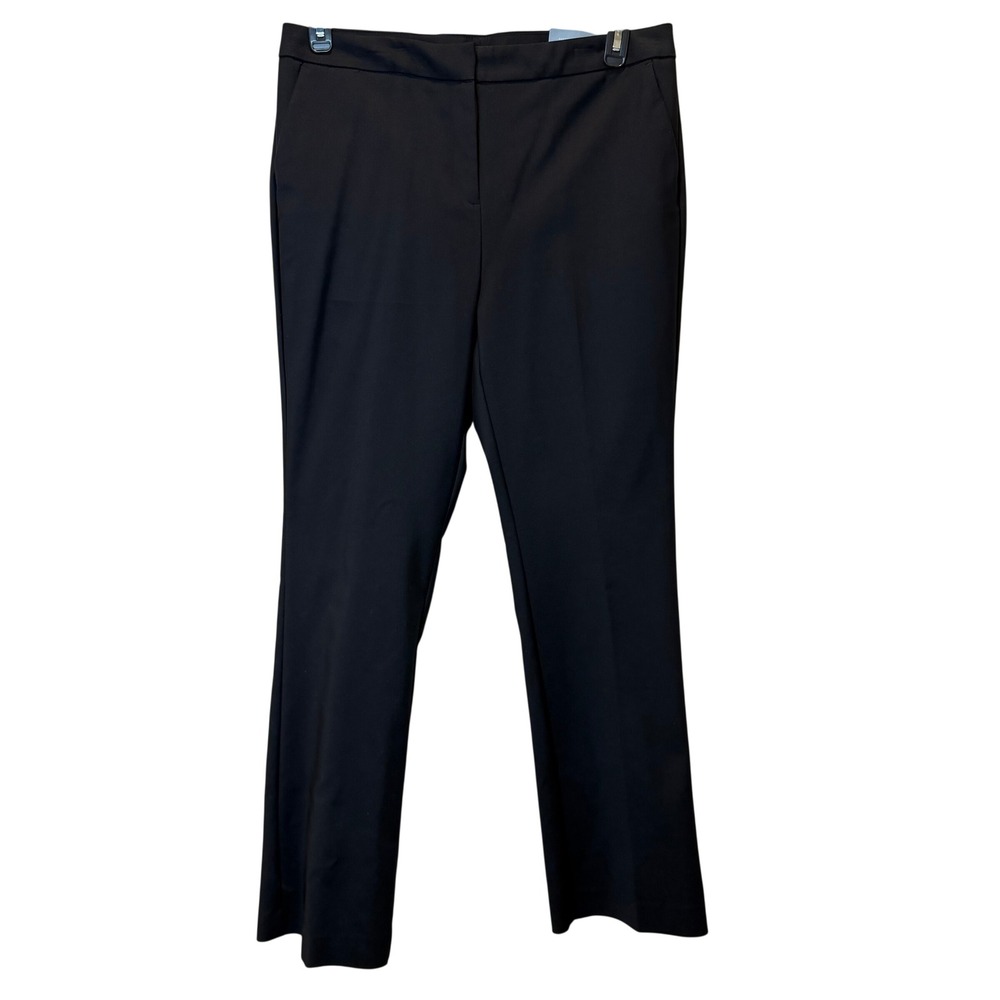 NWD Chicos 1.5R Flex Waist Modern Tailored Classic Trouser Black Pant Womens 10R